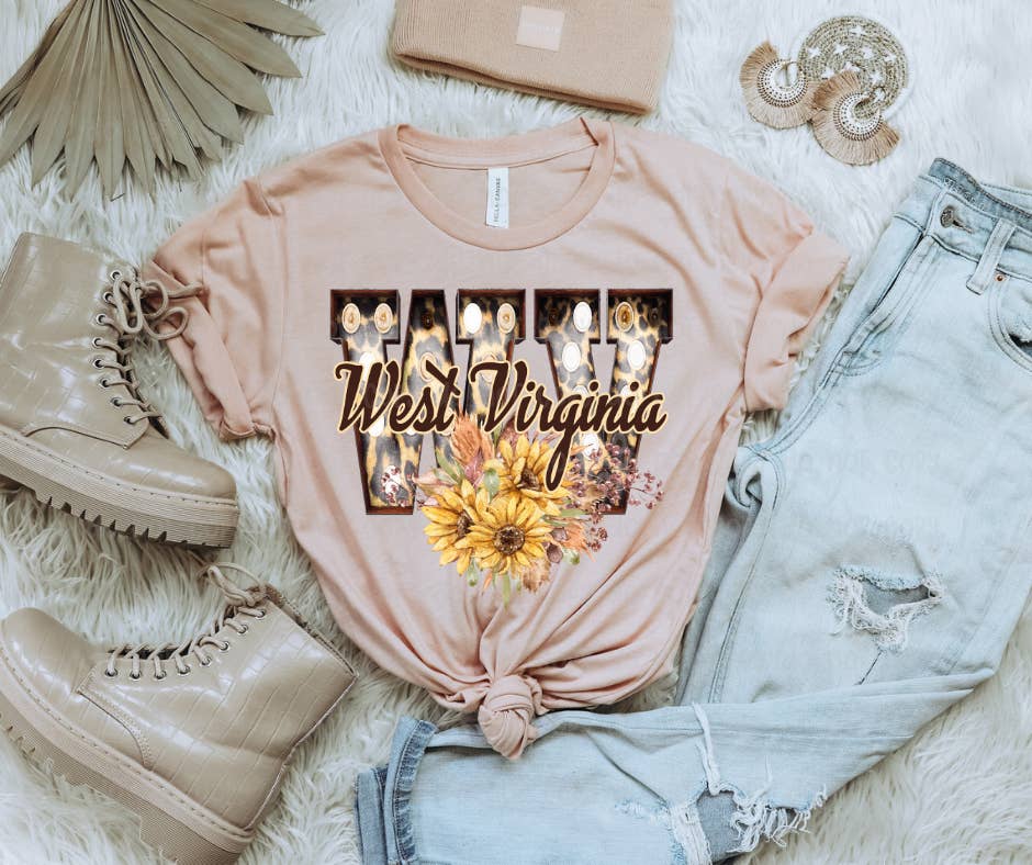 Sassy and Sublime - Wholesale Sublimation Transfer - WV Sunflowers TRANSFER