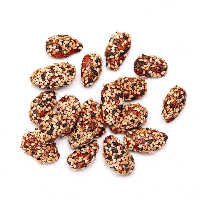 Mandorle sciroppo d'acero sesamo - BIO SFUSO per la vendita all'ingrosso da parte di Croc Snack