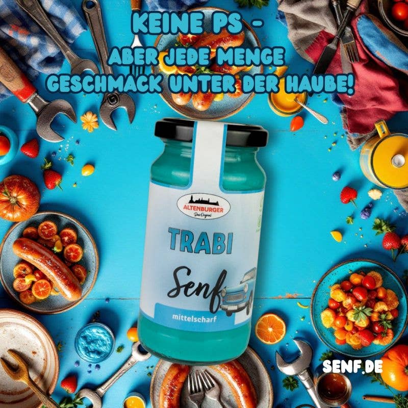 Altenburger Senf & Feinkost GmbH & Co. KG - Wholesale Mustard - Trabi mustard - medium spicy2