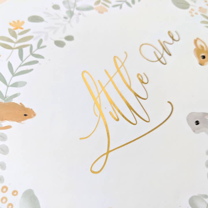 Blush And Gold - Wholesale Journal/Diary - (Animals) Baby Journal, baby shower gift, keepsake book6