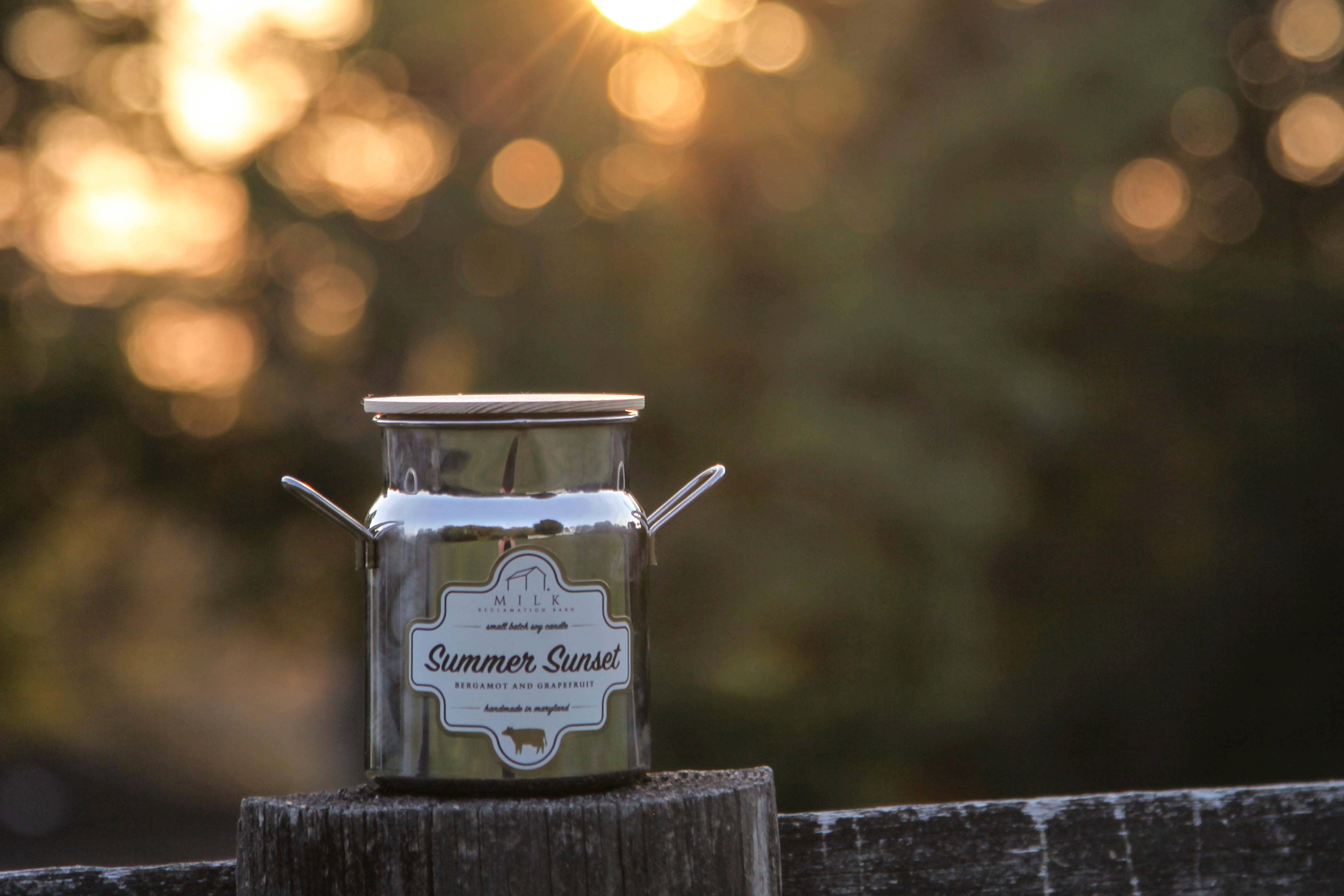 Milk Reclamation Barn - Wholesale Jar/Filled Candle - Stainless Milk Churn Candle - 12.5 oz71