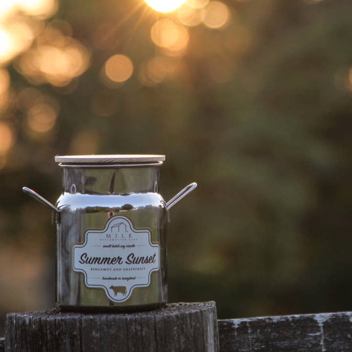 Milk Reclamation Barn - Wholesale Jar/Filled Candle - Stainless Milk Churn Candle - 12.5 oz71