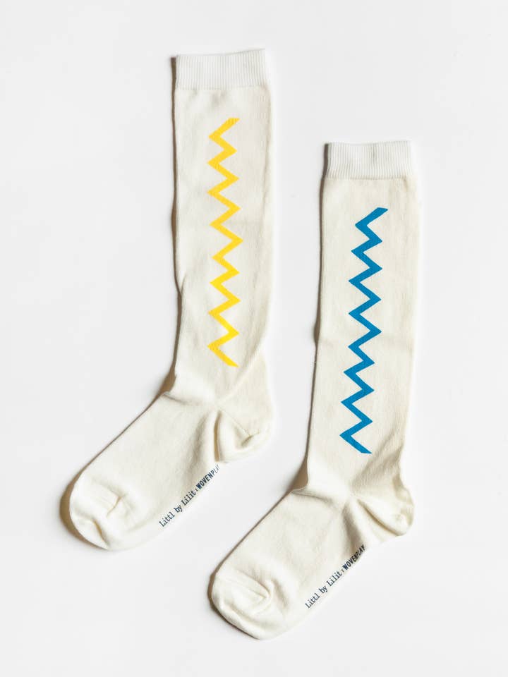 Favola, Zig-zag jaune pour la vente par littl by lilit