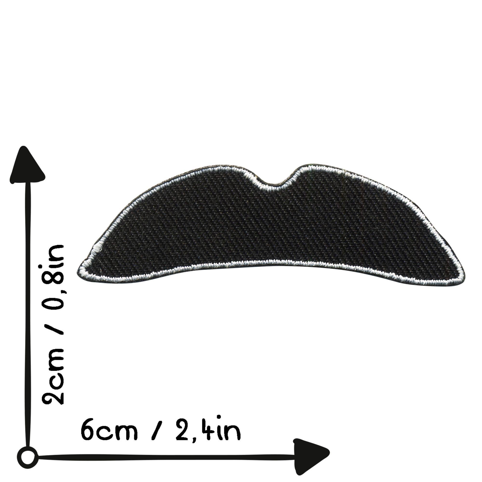 Tribal Trade GmbH - Wholesale Patch - Mustache thick curved mustache sticker patch4