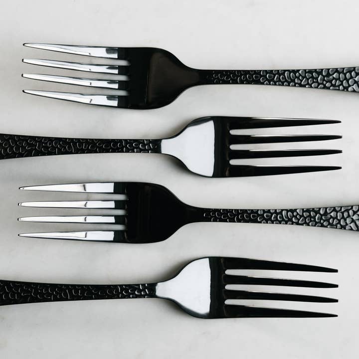 Vargen & Thor - Wholesale Assorted Cutlery Set - ONYX - Cutlery set, 16 pieces, Black
3