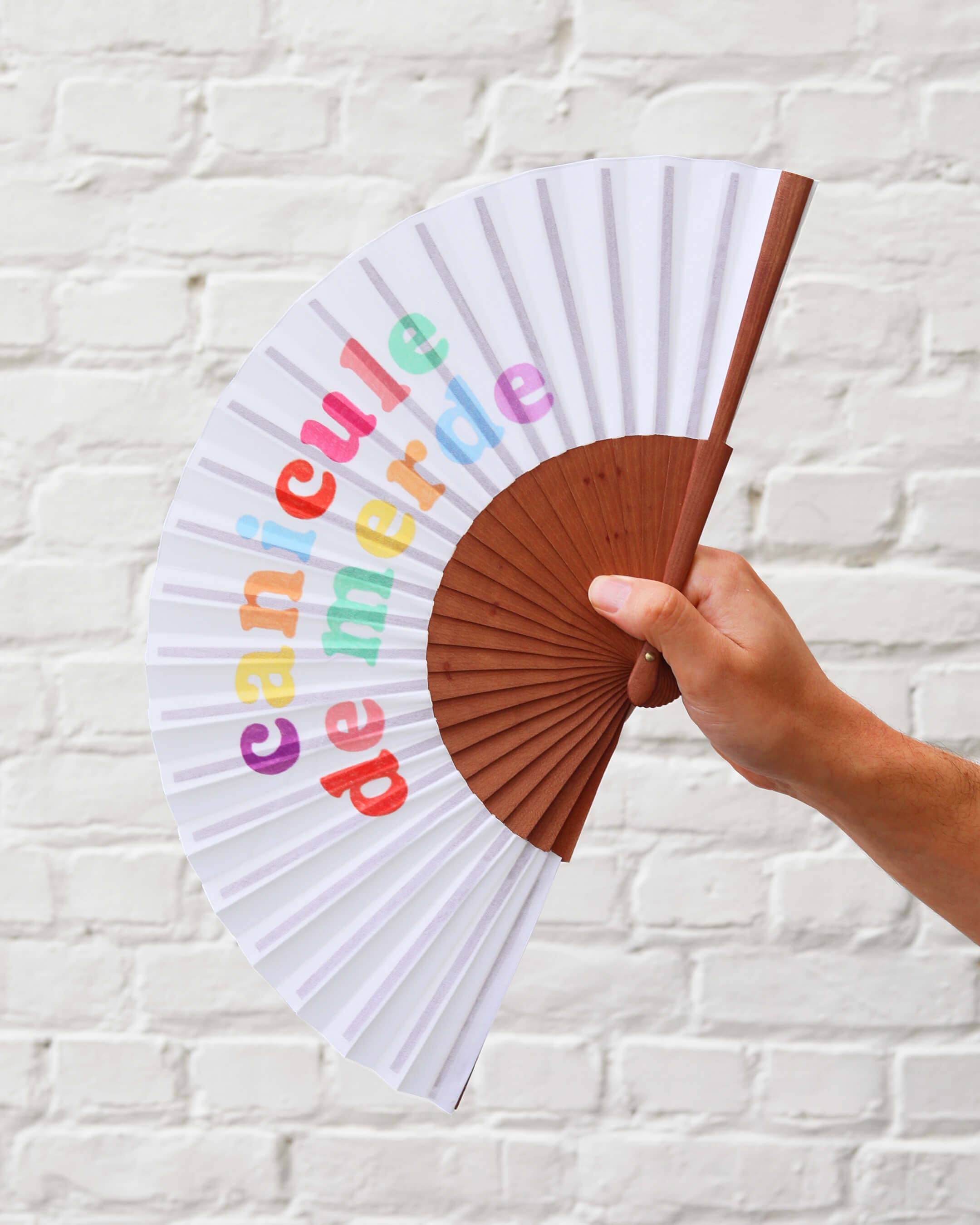 Thomas Gravereau - Venta al por mayor Ventilador plegable de mano - Abanico « Fucking Heatwave »6