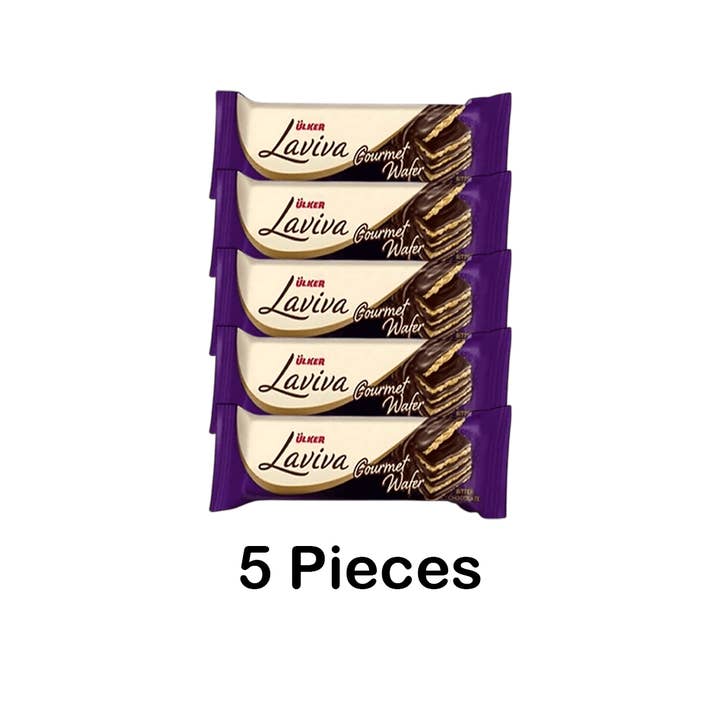Aladdin - Wholesale Chocolate Covered Sweets - Ulker | Laviva Selection Wafer Covered with Dark Chocolate
