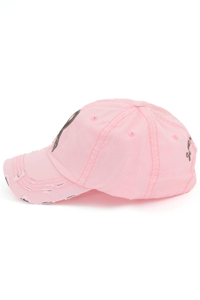 Hana - Wholesale Baseball Cap - Women's - Camo Ribbon Washed Vintage Baseball Cap8