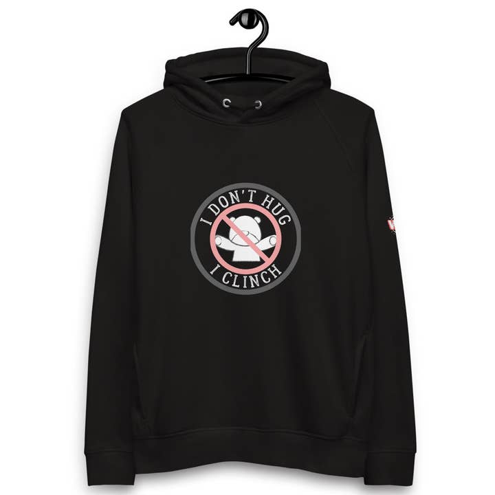 I don't hug (I clinch) - Unisex pullover hoodie for wholesale by WARRIORGENICS