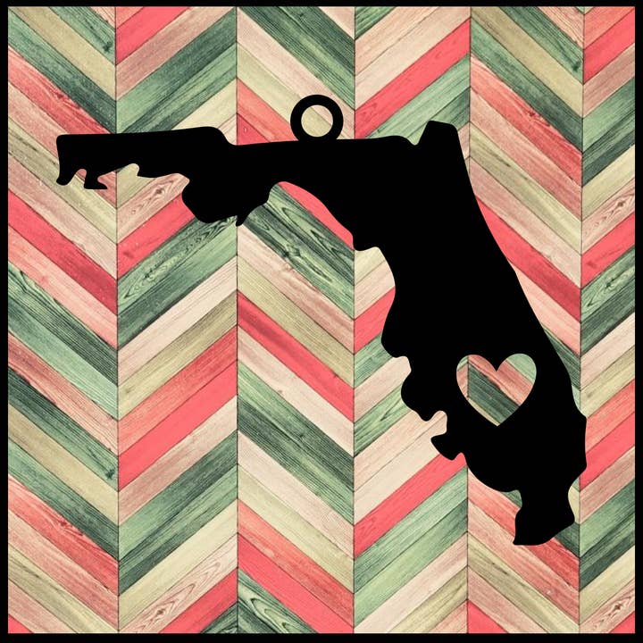 Ornement en métal Florida pour la vente par Designed With Sparks