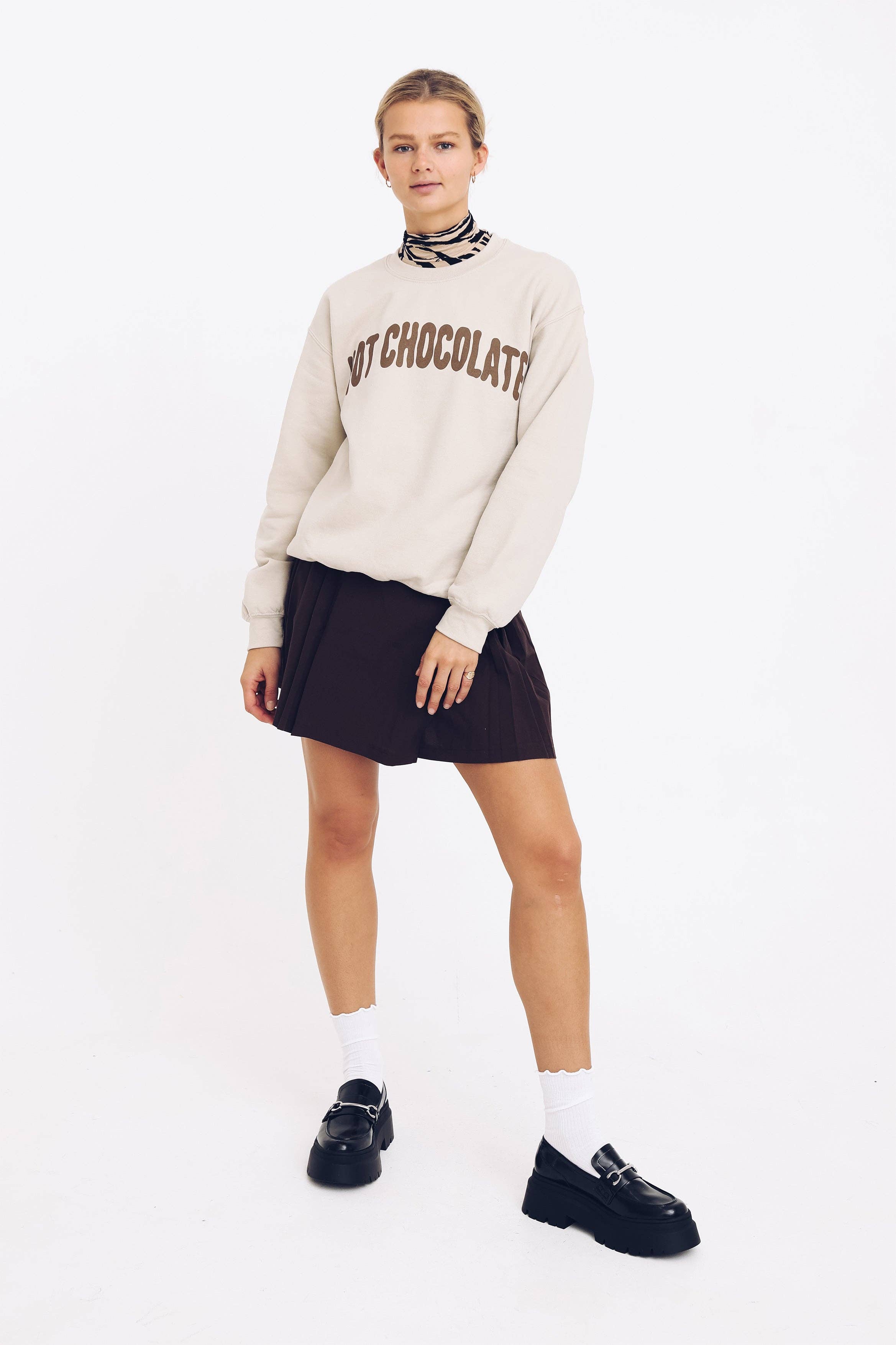 Limpet Store - Wholesale Graphic Sweatshirt - Women's - The Hot Chocolate Oversized Sweatshirt11