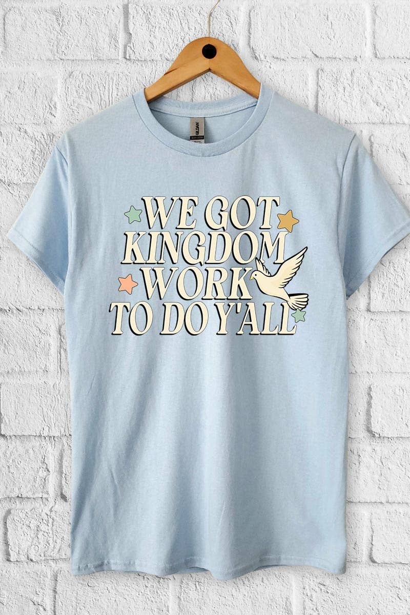 COLORBEAR - Wholesale T-Shirt (Graphic) - Women's - Kingdom Work Graphic Heavy Cotton Tee11