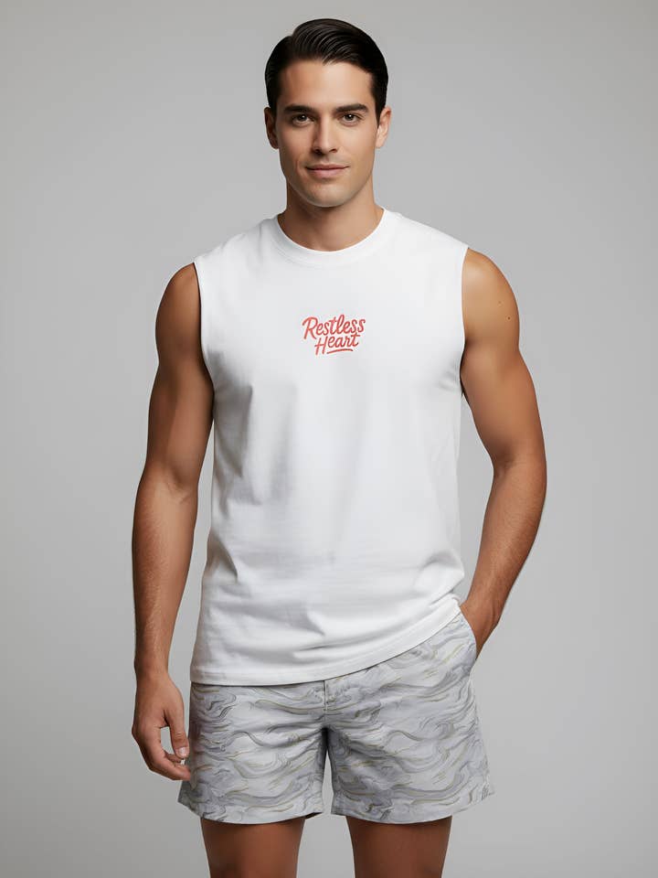 Restless Heart Heavy Faded Tank for wholesale by MAPA