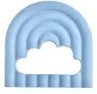 Three Hearts & Co./EMO & CO. – wholesale Teether (not clip-on) – Baby – NEW Rainbow Silicone Teether1