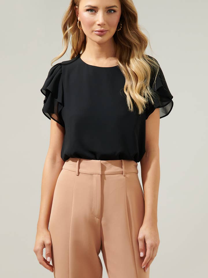 Sugarlips - Wholesale Blouse – Women’s - Deja Chiffon Blouse10