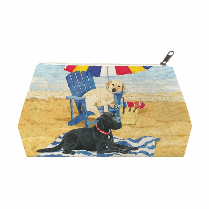 CANVAS COSMETIC BAG (LG)- DAYS OF SUMMER for wholesale by Paperproducts Design • Ambiente