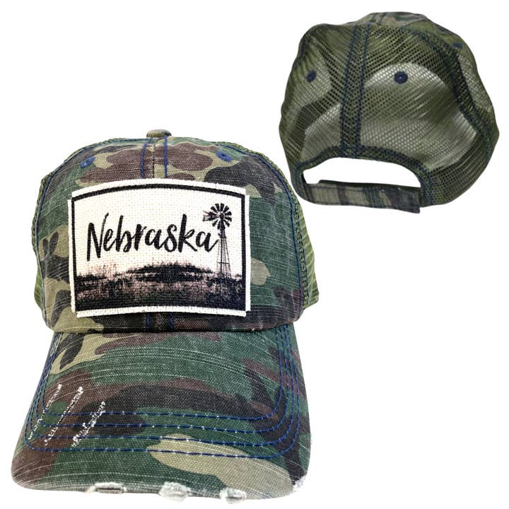 dkhandmade - Wholesale Ponytail Cap - Women's - NEBRASKA WINDMILL HATS