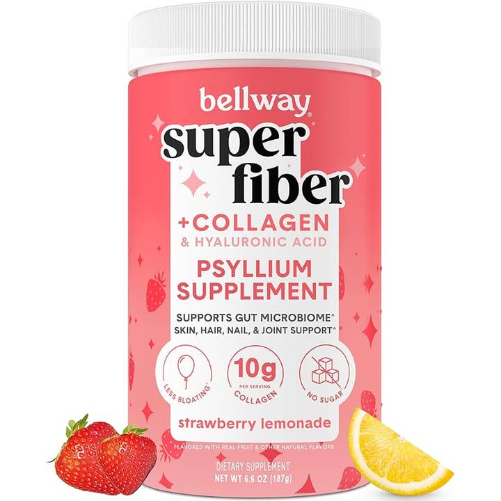 Bellway Super Fiber+Collageen, Aardbei Citroenlimonade 11 porties voor wholesale door Bellway