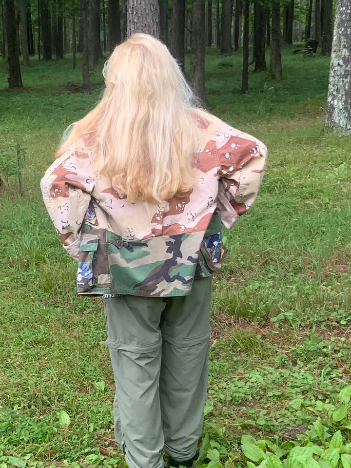 Dual Camo Jacket for wholesale by Wild Flower Heart