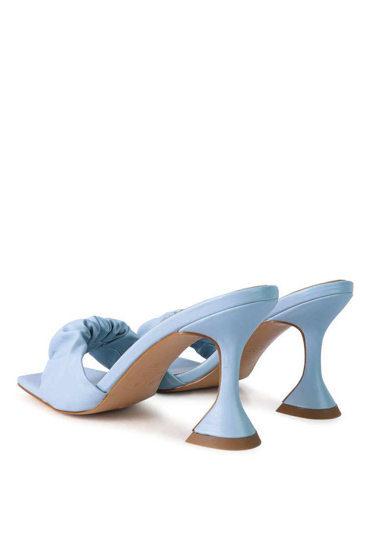 Rag Company - Wholesale High Heels - Women's - Rebel Ruched Straps Spool Heel Sandals17