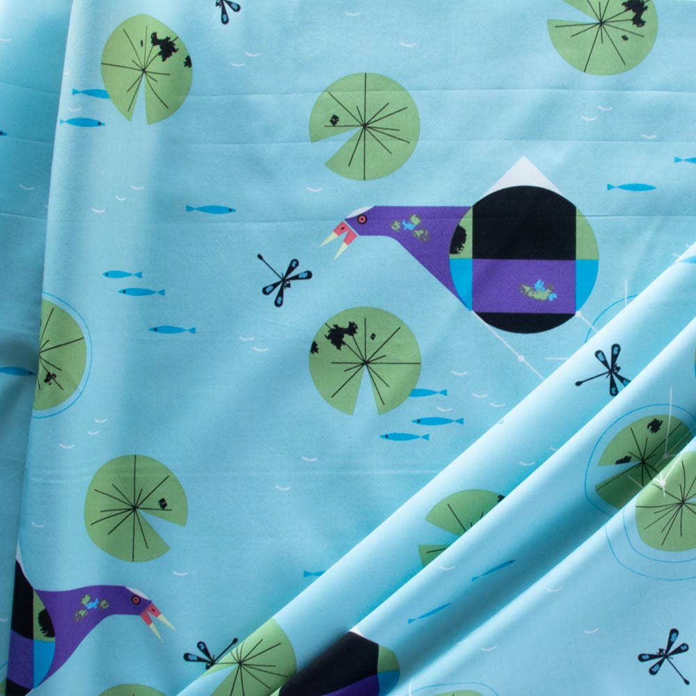 Birch Fabrics – Engroshandel Stofbolt – Lilla Gallinule Poplin0
