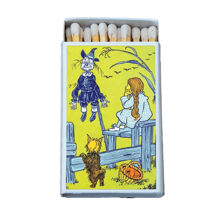 Literature Oz Scarecrow Matchbox • Candle Acc • Matches for wholesale by Most Amazing