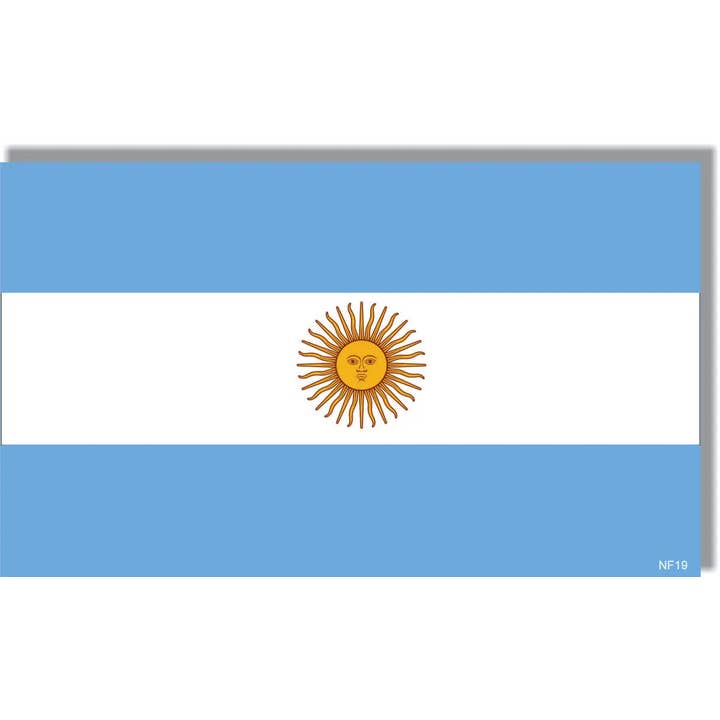 Humper Bumper - Wholesale Sticker - Argentina Flag Bumper Sticker, Car Magnet