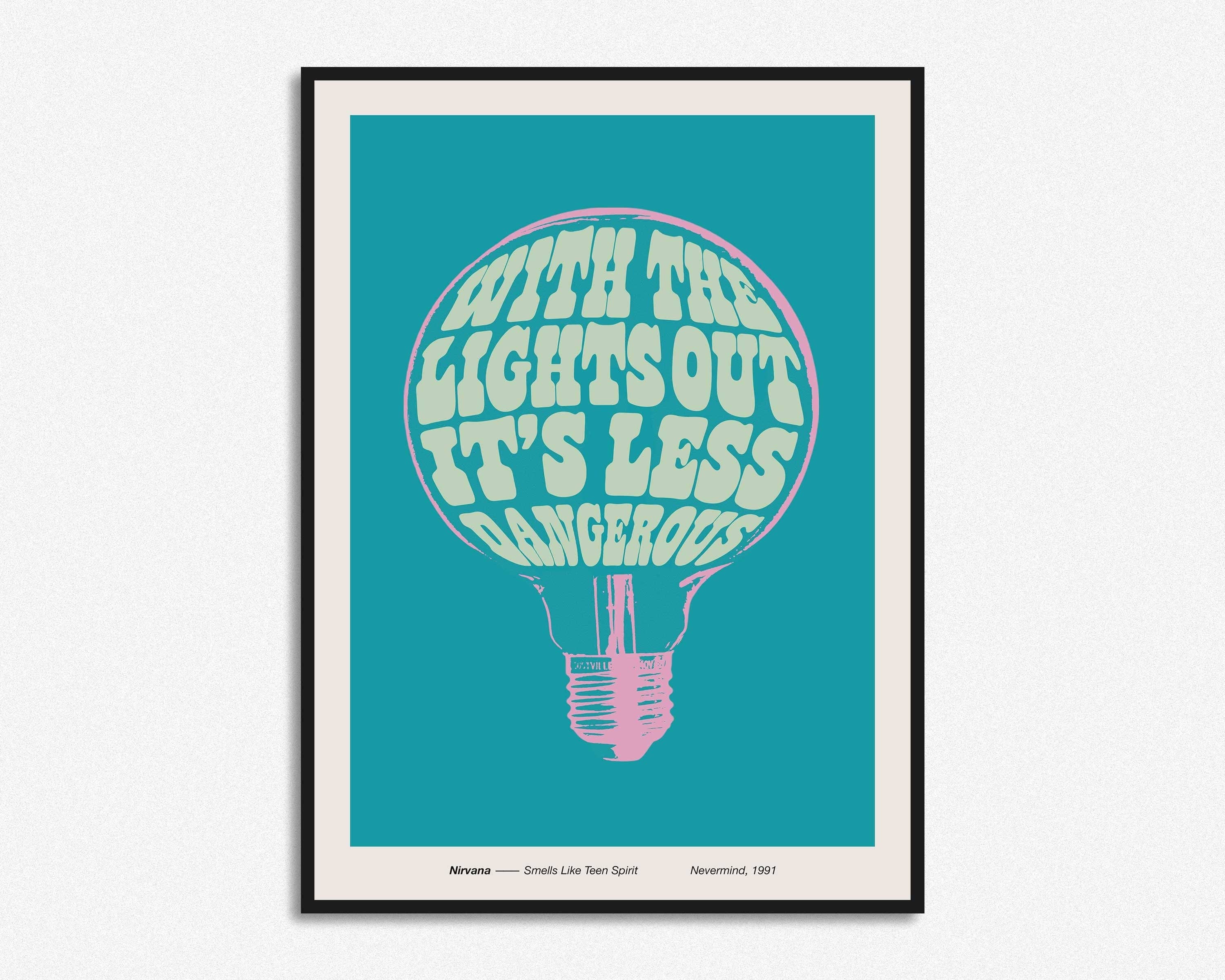 HollieGraphik - Wholesale Art Print - With The Lights Out It's Less Dangerous  Print6