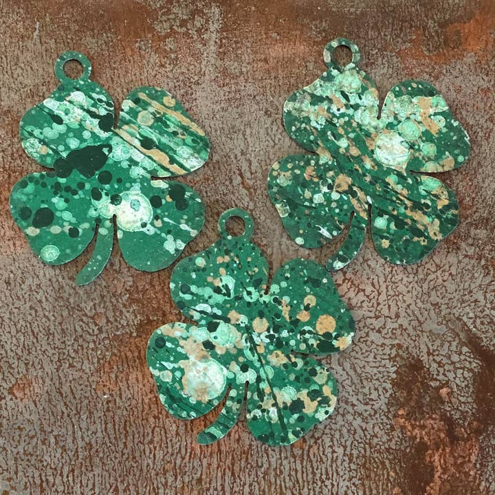 Fire blade kløver Ornament for engroshandel hos Cut-n-rust LLC