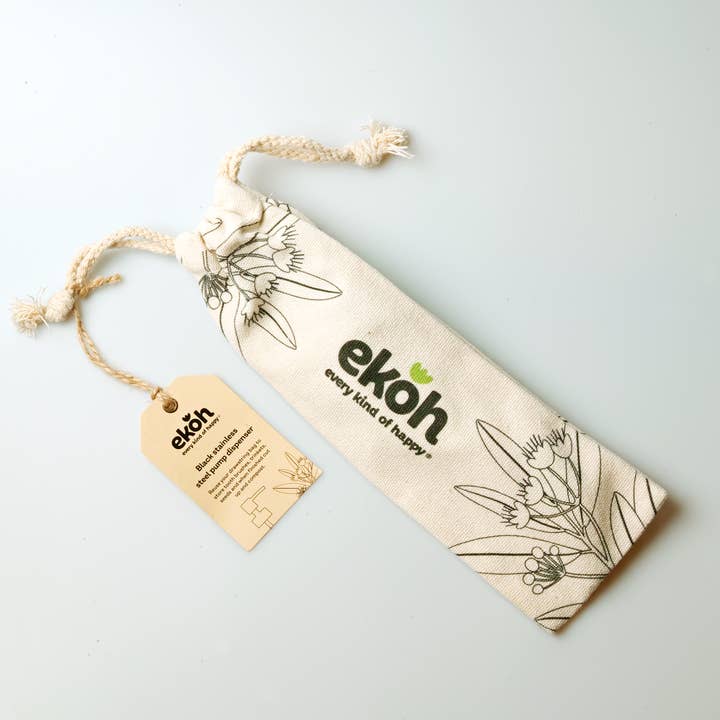 Pump Dispenser Black Stainless Steel Food Grade 28mm/1.1inches for wholesale by EKOH