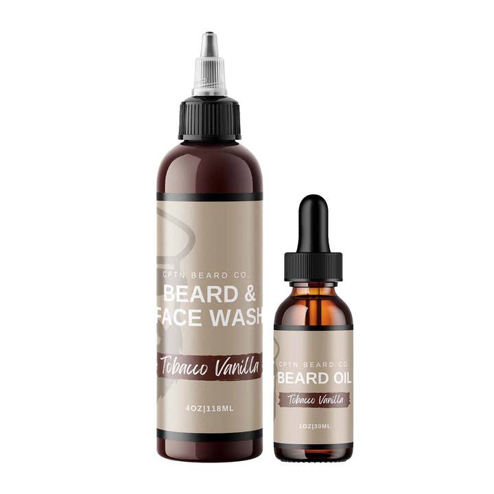 The Basics (Organic Beard & Face Wash, Organic Beard Oil) for wholesale by CPTN BEARD CO.
