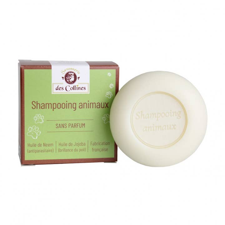 Solid animal shampoo - 100g for wholesale by Savonnerie des Collines