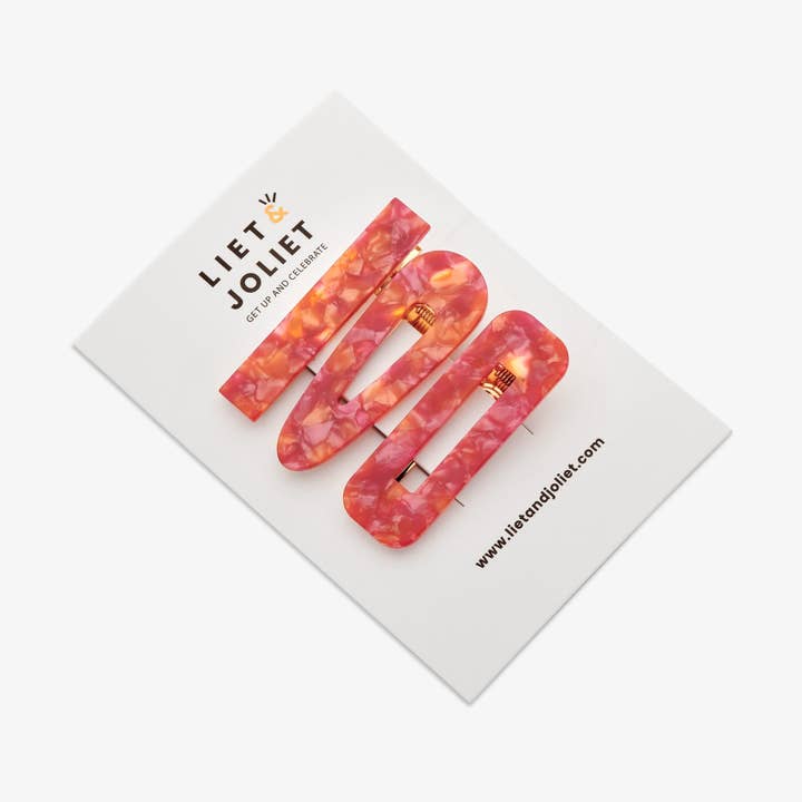 Conjunto de presilhas de cabelo J25351MIX09 por atacado de Liet&Joliet