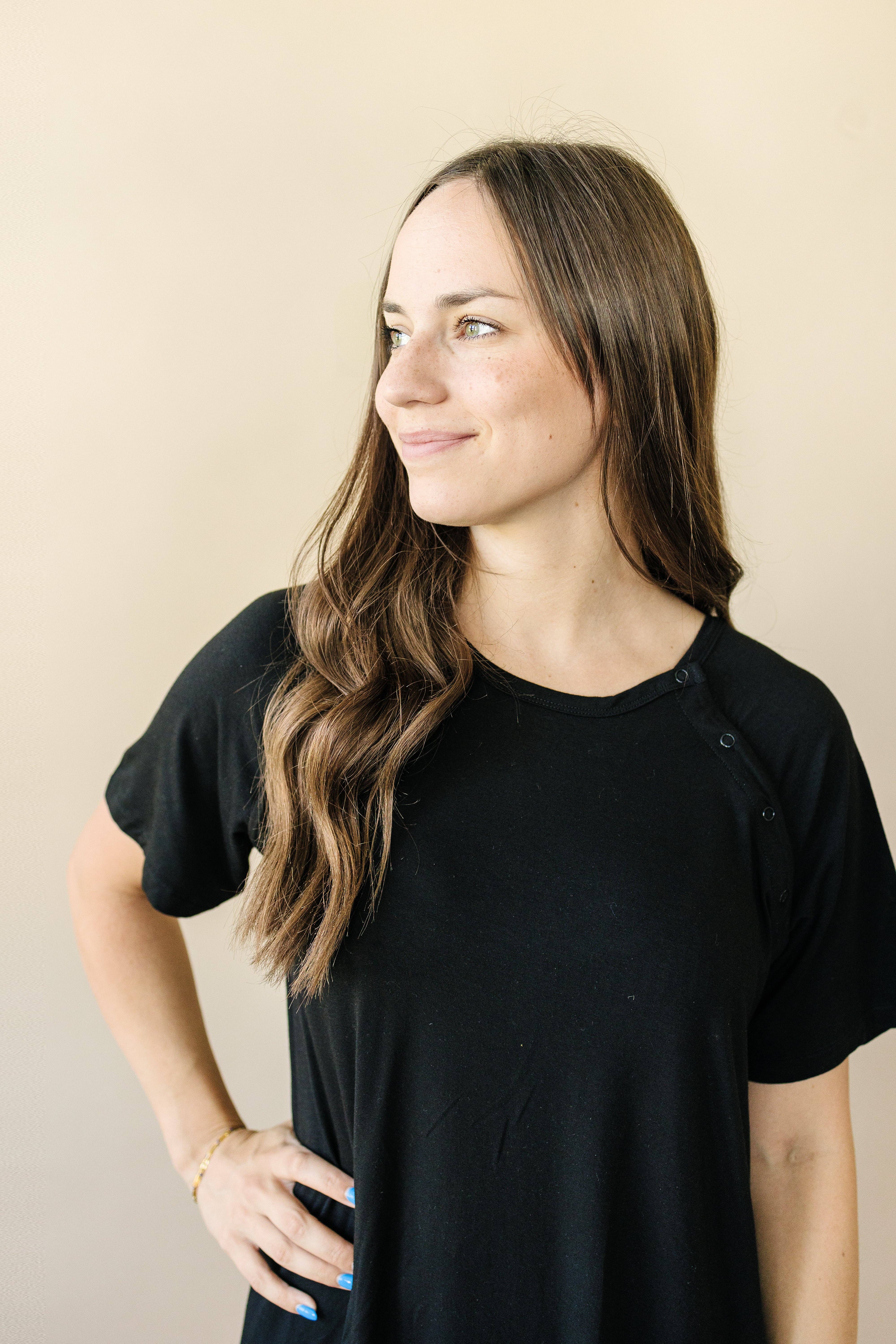 Little Joy Co. - Vente Robe - Robe de travail et d'accouchement en bambou pour femmes - adaptée à l'allaitement19