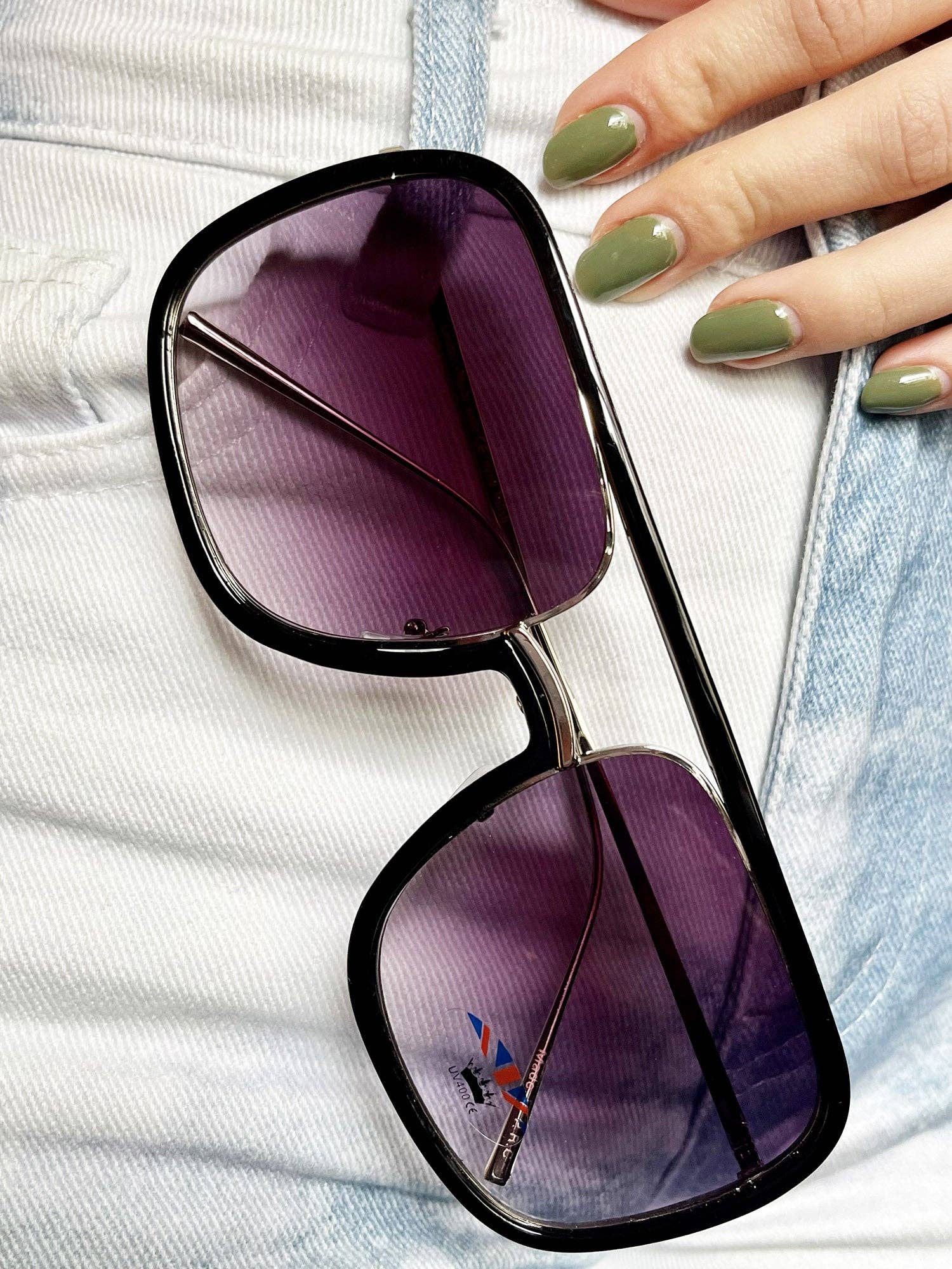 Urbiana – wholesale Sunglasses – Women's – Big Poppa Aviator Sunglasses1