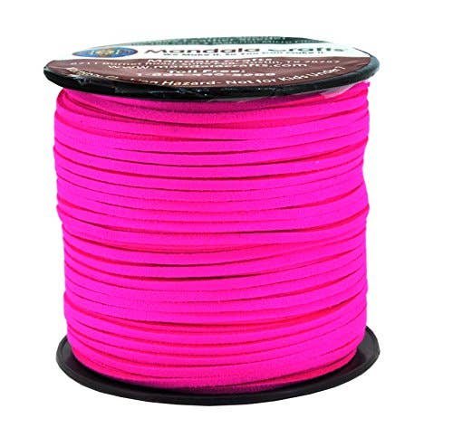 Mandala Crafts – Großhandel Bastelzubehör – Wildleder-Imitatkordel – veganes Leder für Schmuckherstellung und Perlenarbeiten30