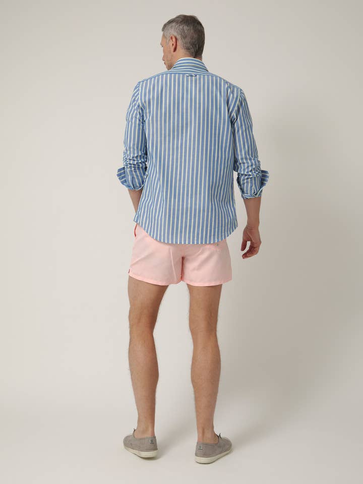 ALTONADOCK - Wholesale Swim Shorts - Men's - Anchor Plain Pink Swimsuit4