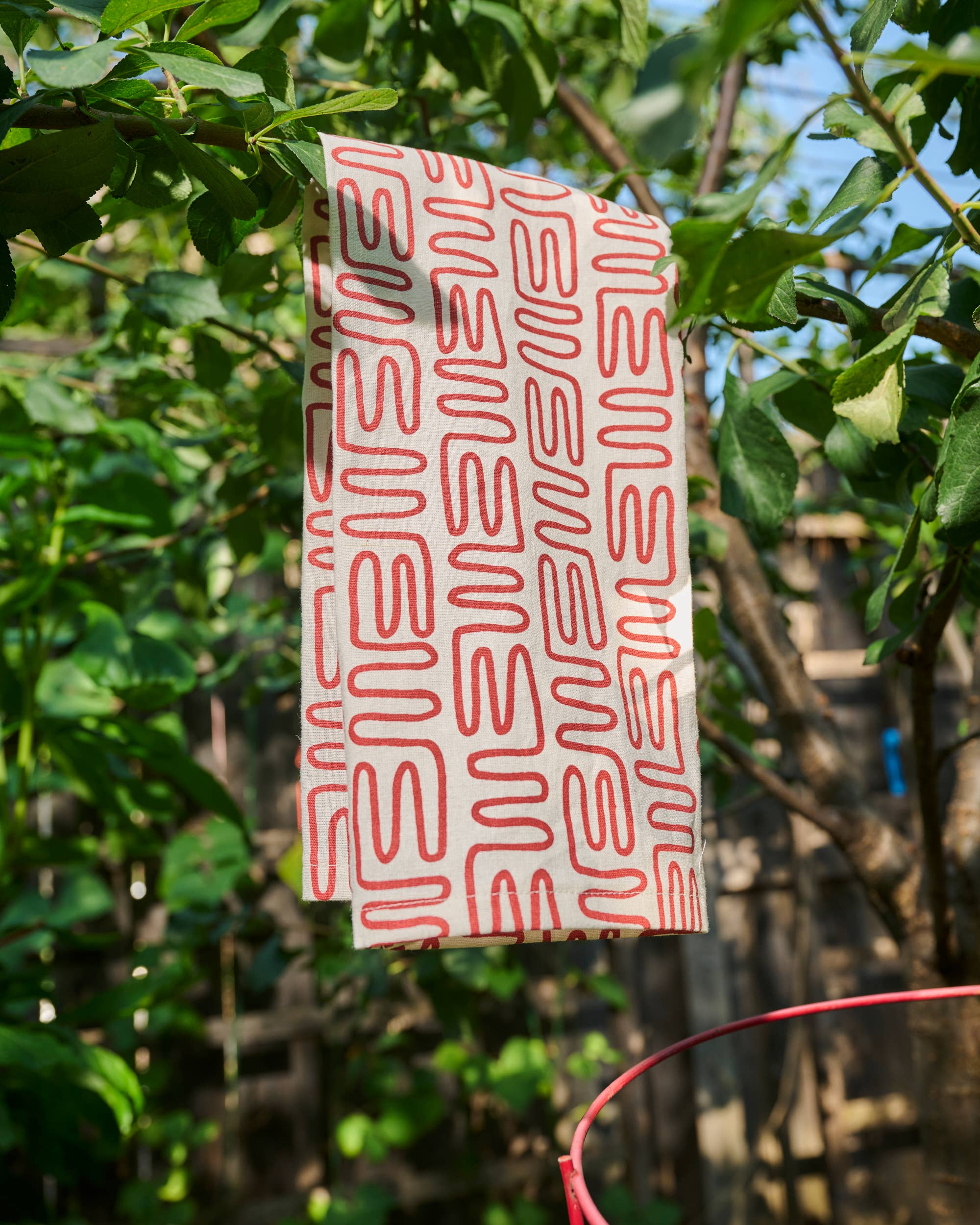 LCQKS - Wholesale Tea Towel - Hand Screen-Printed Cotton Linen Tea Towel from St. Louis
5