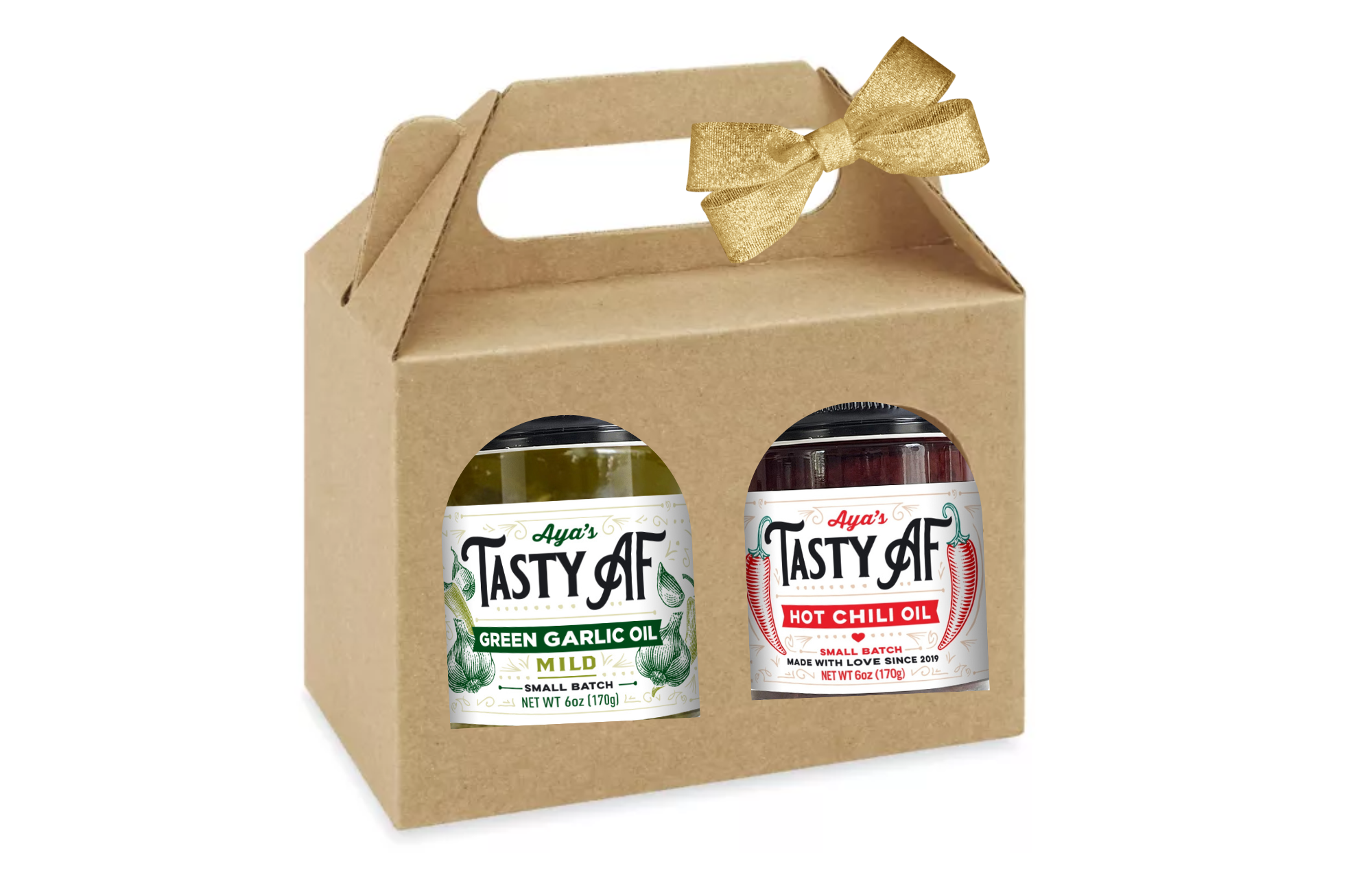 Aya's Table - Wholesale Dried Spice Mix - TASTY AF Chili Oil & Green Garlic Oil Duo2