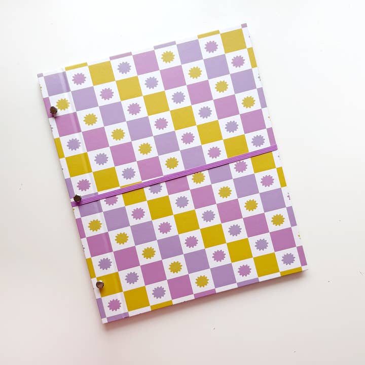 Checks & Stars Art Journal for wholesale by Calliope
