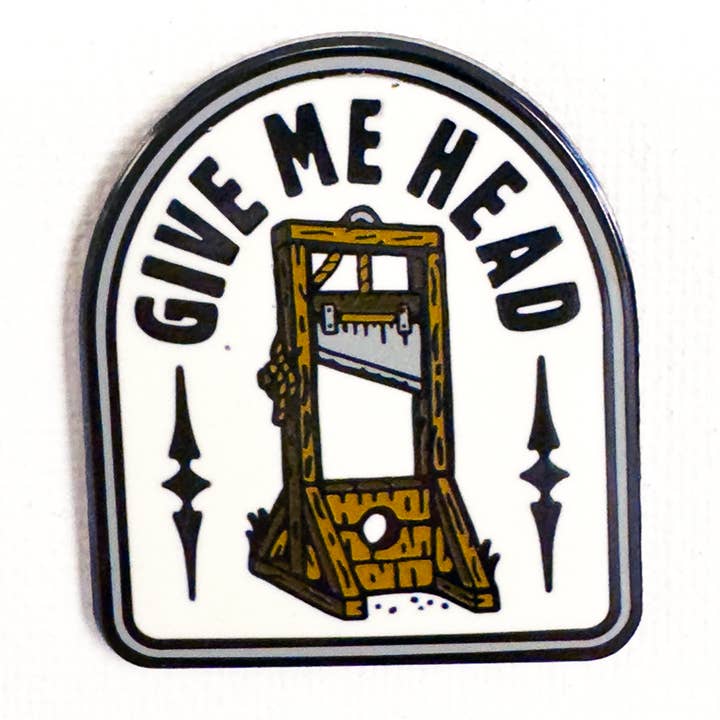 Give Me Head Pin for wholesale by Strike Gently