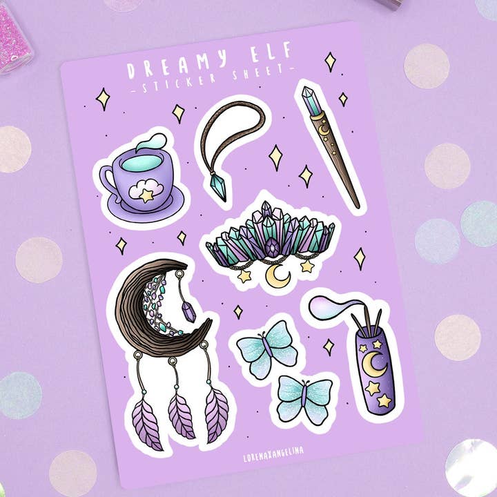 Dreamy Elf stickervel voor wholesale door LorenaxAngelina