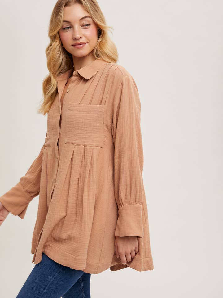 Bluivy - Wholesale Jurk - Dames - TUNIEKJURK MET KNOOPSLUITING8