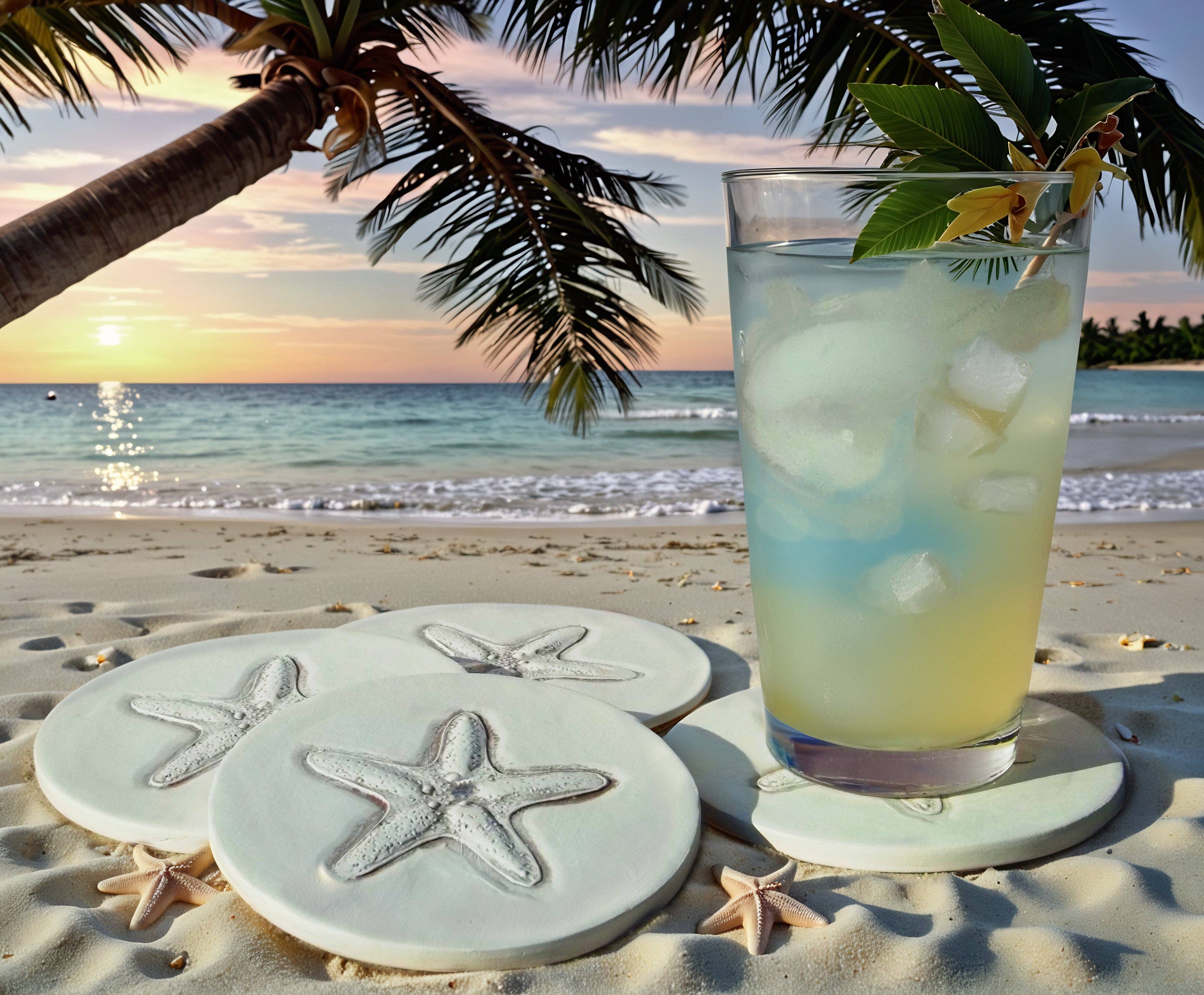 McCarter Coasters - Wholesale Coasters - Starfish Drink Coasters2