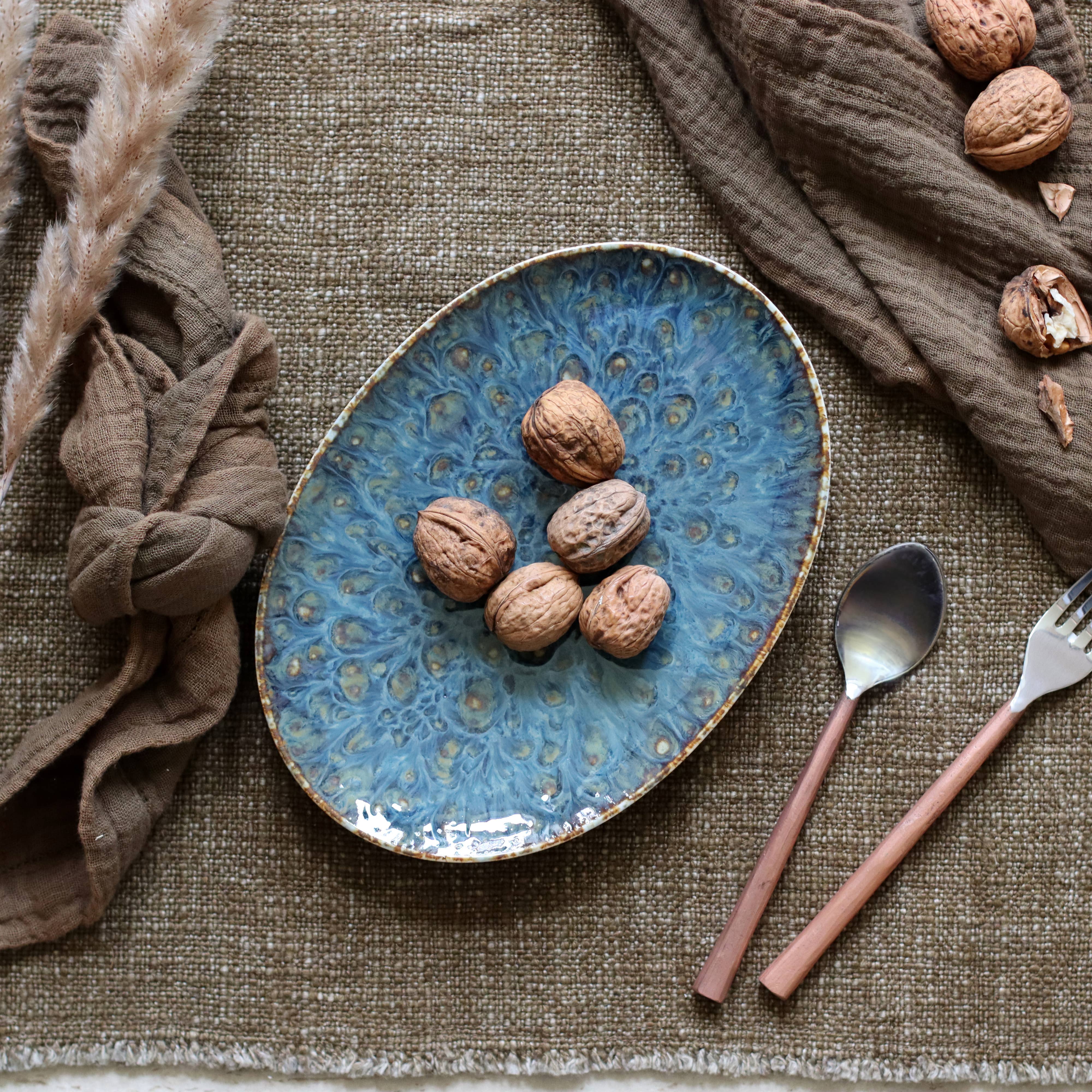 Ogo living – wholesale Dinner plate – Venus oval dish 24x17cm in porcelain1