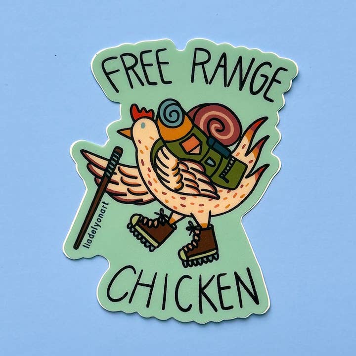 Free Range Chicken Water Bottle Sticker, Laptop Decal and other Purchase Wholesale free range chicken. Free Returns & Net 60 Terms on Faire trending on Faire.