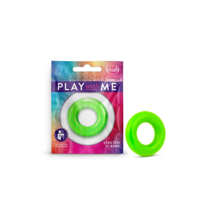 Blush - Wholesale Sex Toy - Play With Me - Stretch C-Ring - 50 Pieces3