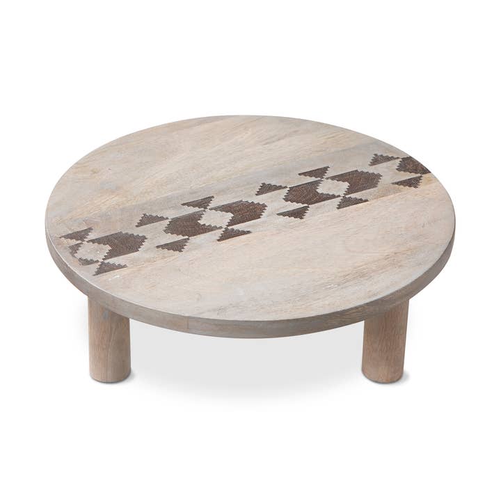 Totem Table Riser Large Gray Mango Wood Summer for wholesale by tag