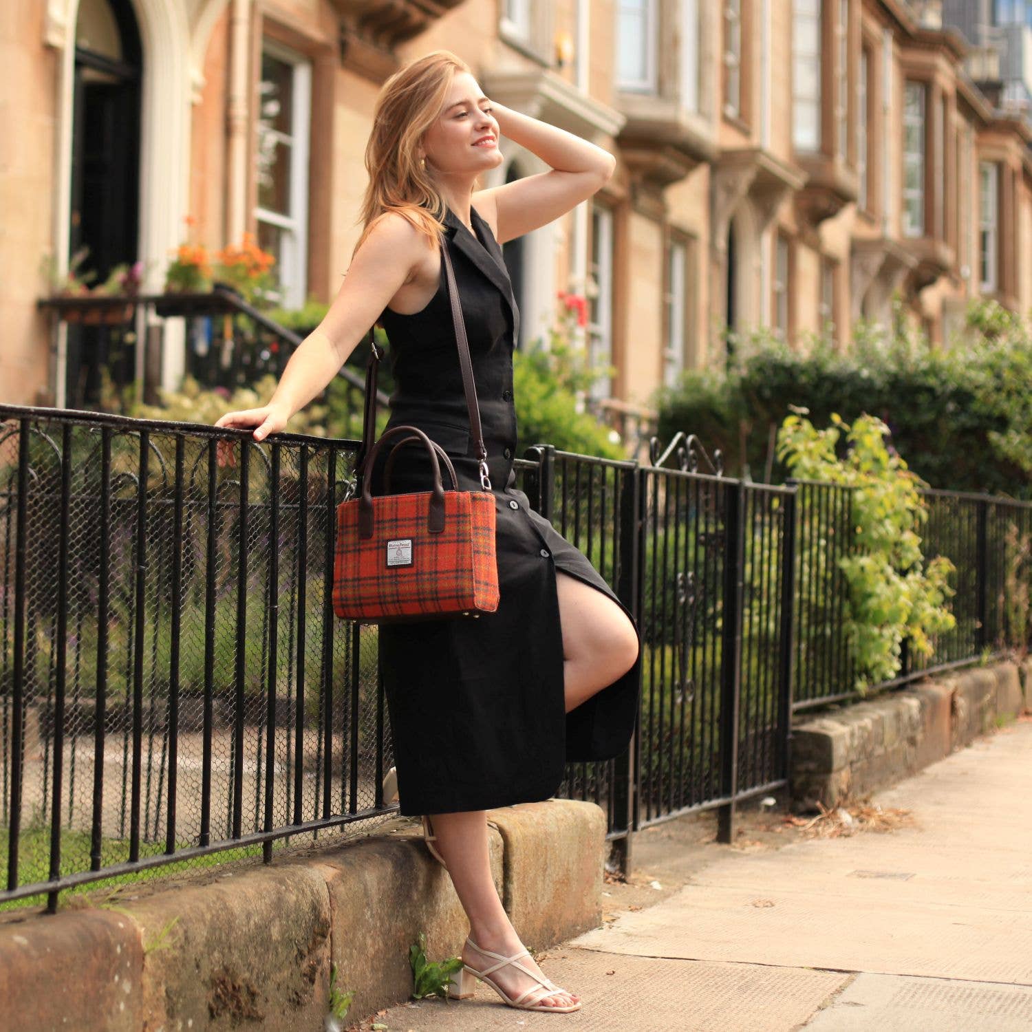 Dublin Gift Company - Vente Tote bag – femme - Petit sac cabas en tweed Harris1