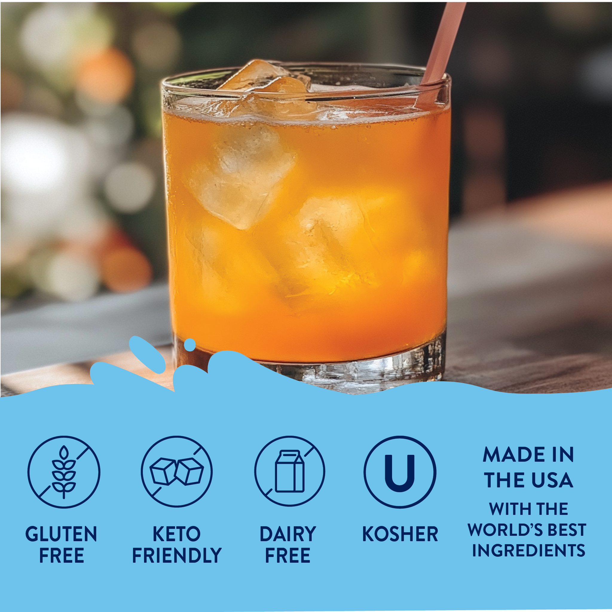 Jordan's Skinny Mixes - Wholesale Cocktail Mix/Syrup - Sugar Free Hibiscus Passion Fruit Flavor Infusion Syrup4